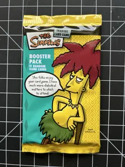 The Simpsons TCG Trading Card Game Booster Pack Sealed Vintage 2003 Sideshow Bob - Image 1