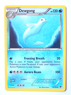 Dewgong 16/124 (NM, Pokemon Card, Fates Collide, 2016, Water, Uncommon) - Image 1