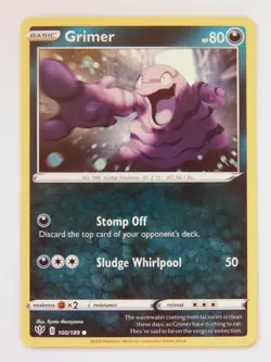 Grimer 100/189 (NM, Pokemon Card, Darkness Ablaze, 2020, Darkness, Common) - Image 1