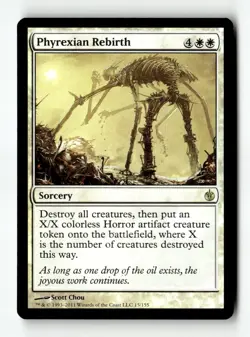 MTG | Phyrexian Rebirth | Mirrodin Besieged | Foil | Moderately Played | English - Image 1