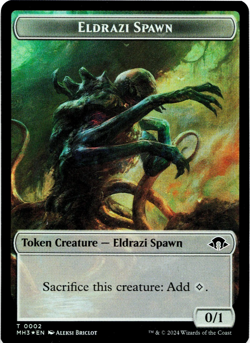 Servo / Phyrexian Wurm (0018) Dbl-Sided Token (FOIL) - Modern Horizons 3 - MTG - Image 3