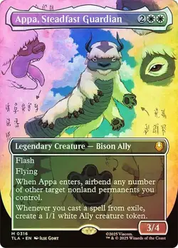 Appa, Steadfast Guardian Foil Showcase Avatar: The Last Airbender NM MTG - Image 1