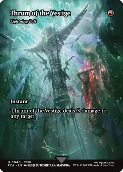MTG Foil - Thrum of the Vestige - Lightning Bolt (Showcase) - 40 / NM / English - Image 1