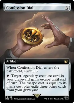 MTG - Confession Dial - Extended Art - Doctor Who - Magic the Gathering - Image 1