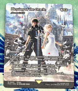 Blessing Of The Oracle / Akroma’s Will Showcase 021 MTG Final Fantasy Card Magic - Image 2