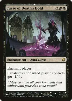 Curse of Death's Hold 1x MtG Innistrad SP/NM - Image 1