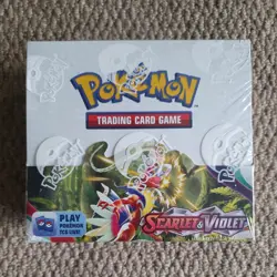 Pokemon TCG Scarlet And Violet Base Set Booster Box New Factory Sealed With Case - Image 1