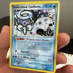 Snow-cloud Castform 25/101 Hidden Legends Reverse Holo English Pokemon Card - Image 1