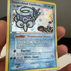 Snow-cloud Castform 25/101 Hidden Legends Reverse Holo English Pokemon Card - Image 3