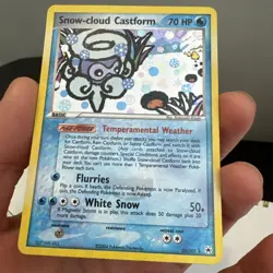Snow-cloud Castform 25/101 Hidden Legends Reverse Holo English Pokemon Card - Image 4