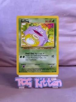 Koffing 51/102 Base Set - Common - Pokemon - WOTC - LP/MP -TCGKITTEN - Image 1
