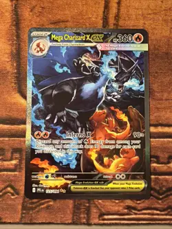 Mega Charizard X EX SIR 125/094 Phantasmal Flames Pokemon TCG NM Pack Fresh - Image 1