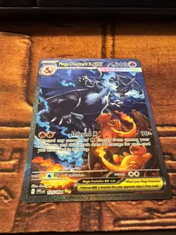 Mega Charizard X EX SIR 125/094 Phantasmal Flames Pokemon TCG NM Pack Fresh - Image 2