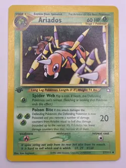 Ariados 27/111 - Neo Genesis 1st Edition Uncommon Pokemon TCG -Near Mint - Image 2