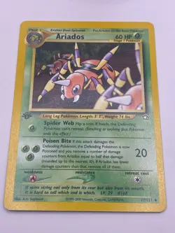 Ariados 27/111 - Neo Genesis 1st Edition Uncommon Pokemon TCG -Near Mint - Image 3