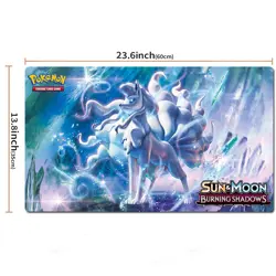 Pokemon Playmat Alolan Ninetales TCG CCG Play Pad Trading Card Game Mat Mousepad - Image 2