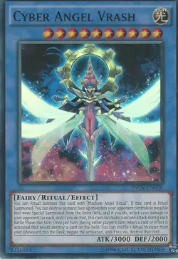 Cyber Angel Vrash - INOV-EN036 - Super Rare - 1st Edition - Yugioh - Image 1