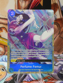 Perfume Femur One Piece TCG OP07-057 Best Selection Vol. 4 English Alt Promo Boa - Image 1