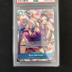 Boa Hancock One Piece OP01-078 SR Alt Art English PSA 10 - Image 2
