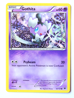 Gothita 32/124 (NM, Pokemon Card, Fates Collide, 2016, Psychic, Common) - Image 1