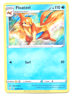 Floatzel 023/072 (NM, Pokemon Card, Shining Fates, 2021, Water, Uncommon) - Image 1