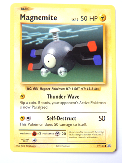Magnemite 37/108 (NM, Pokemon Card, Evolutions, 2016, Lightning, Common) - Image 1