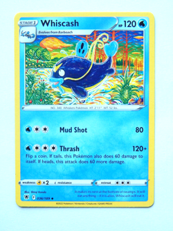 Whiscash 036/189 NM Pokemon TCG Card Astral Radiance ENG 2022 Water Uncommon - Image 1