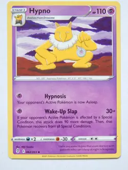 Hypno 062/203 (NM, Pokemon Card, Evolving Skies, 2021, Psychic, Uncommon) - Image 1