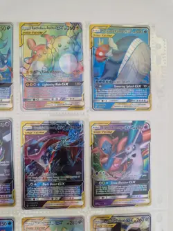 Pokemon GX Tag Team Holo Bundle (9 Cards) Raichu, MUK, Espeon (PRXY Fan Display) - Image 3