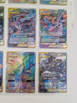 Pokemon GX Tag Team Holo Bundle (9 Cards) Raichu, MUK, Espeon (PRXY Fan Display) - Image 5