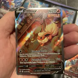 Flareon v SWSH179 Sword & Shield Promo Holo Card Near Mint Condition - Image 1