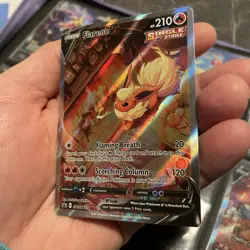 Flareon v SWSH179 Sword & Shield Promo Holo Card Near Mint Condition - Image 2