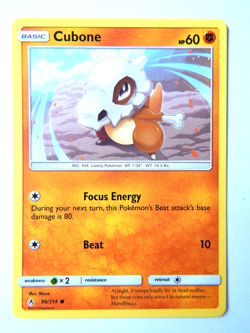 Cubone 90/214 (NM, Pokemon Card, Unbroken Bonds, 2019, Fighting, Common) - Image 1