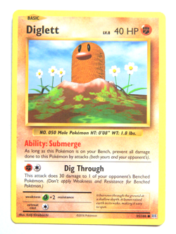 Diglett 55/108 (NM, Pokemon Card, Evolutions, 2016, Fighting, Common) - Image 1