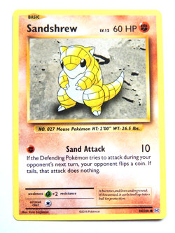 Sandshrew 54/108 (NM, Pokemon Card, Evolutions, 2016, Fightnig, Common) - Image 1