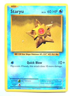 Staryu 30/108 (NM, Pokemon Card, Evolutions, 2016, Water, Common) - Image 1