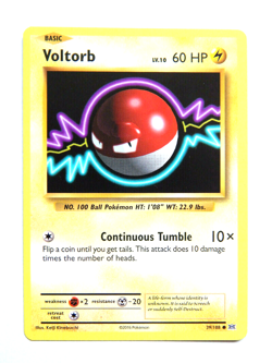 Voltorb 39/108 (NM, Pokemon Card, Evolutions, 2016, Lightning, Common) - Image 1