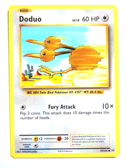 Doduo 69/108 (NM, Pokemon Card, Evolutions, 2016, Colorless, Common) - Image 1