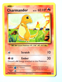 Charmander 9/108 (NM, Pokemon Card, Evolutions, 2017, Fire, Common) - Image 1