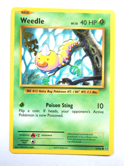Weedle 5/108 (NM, Pokemon Card, Evolutions, 2016, Grass, Common) - Image 1