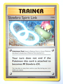 Slowbro Spirit Link 86/108 (NM, Pokemon Card, Evolutions, Item, Uncommon) - Image 1