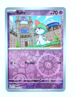 Ralts 084/198 NM Pokemon Card Scarlet & Violet SVI EN 2023 Psychic Reverse Holo - Image 1