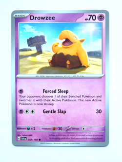 Drowzee 082/198 NM Pokemon Card Scarlet & Violet SVI EN 2023 Psychic Common - Image 1