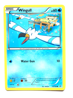 Wingull 18/108 (NM, Pokemon Card, Roaring Skies, 2015, Water, Common) - Image 1