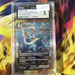 Pokemon CGC Graded Card X4 Charizard Chinese Snorlax Japanese Vaporeon Chinese - Image 5