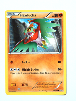 Hawlucha 39/108 (LP, Pokemon Card, Roaring Skies, 2015, Fighting, Common) - Image 1