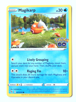 Magikarp 021/078 (NM, Pokemon Card, Pokemon Go, 2022, Water, Common) - Image 1