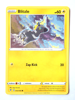 Blitzle 053/185 (NM, Pokemon Card, Vivid Voltage, 2020, Lightning, Common) - Image 1