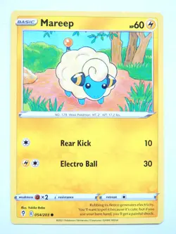 Mareep 054/203 (NM, Pokemon Card, Evolving Skies, 2021, Lightning, Common) - Image 1