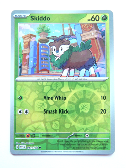 Skiddo 011/198 NM Pokemon Card Scarlet & Violet SVI EN 2023 Grass Reverse Holo - Image 1